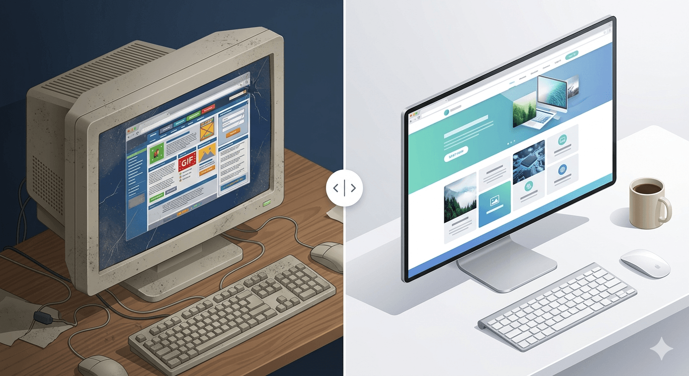 Resultado de un rediseño web profesional: sitio limpio, moderno y optimizado